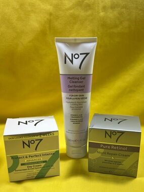 No 7 Day, Night & Gel Cleanser Trio Pack